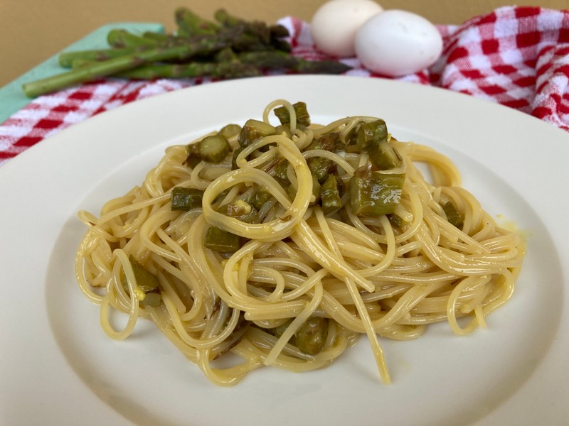 Carbonara di asparagi