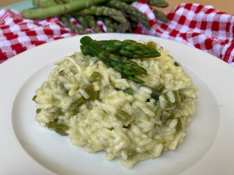 Risotto asparagi e brie 