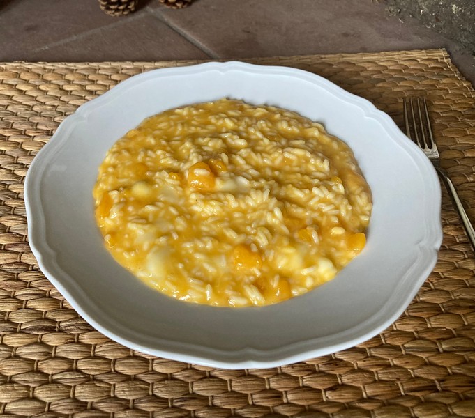 Risotto zucca e taleggio